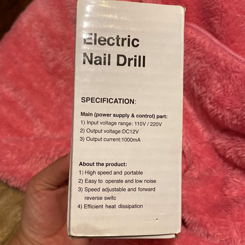 Electric Nail Drill with bits